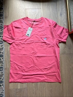 The Normal Brand Coral Pink Short-Sleeve Crewneck Tee